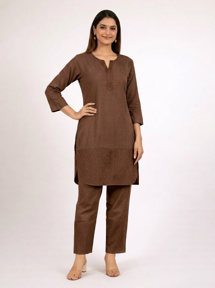 Latest Cord Set Collection | 12 Colors | Up to 5XL | Premium Chinnon Fabric - Image 3