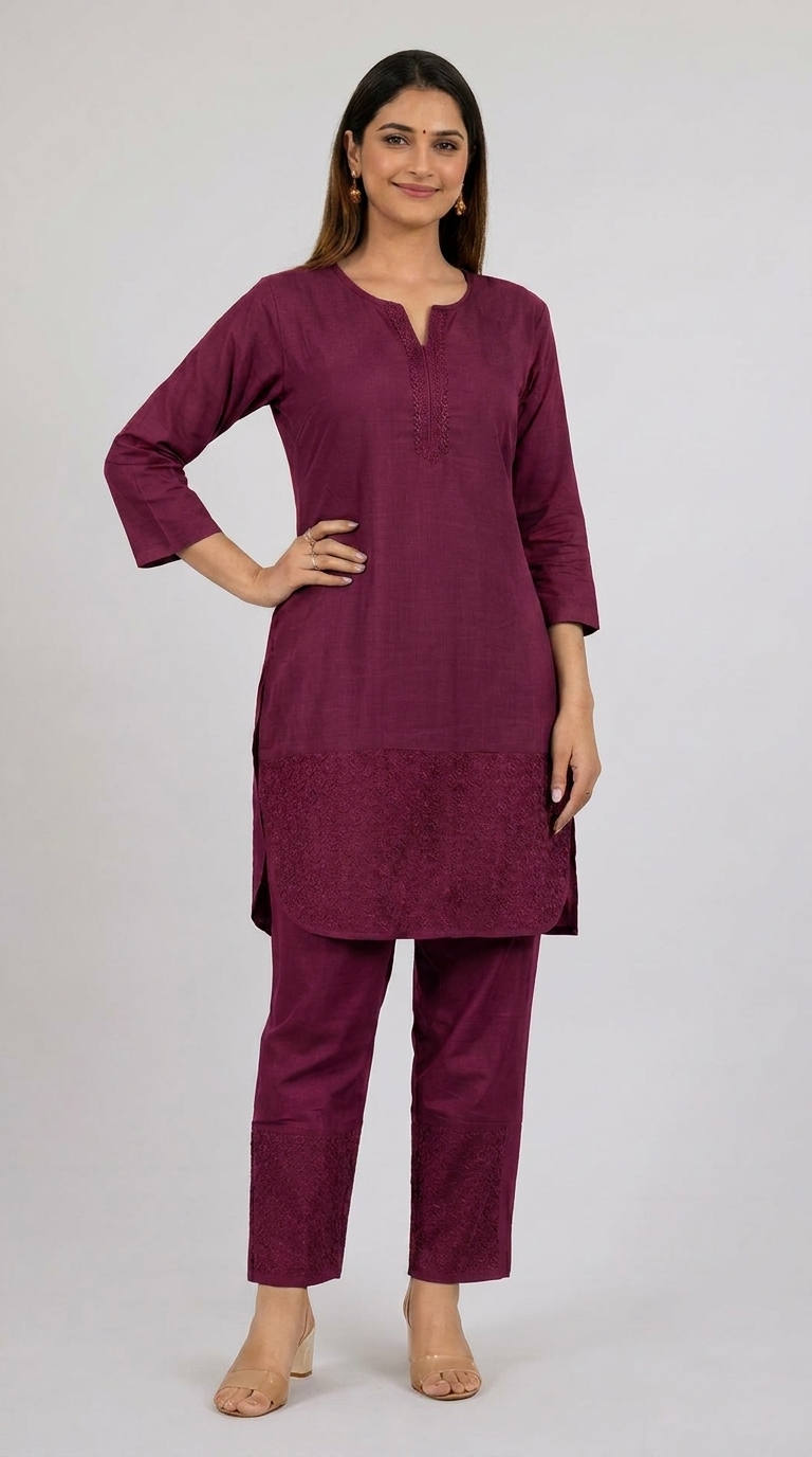 Latest Cord Set Collection | 12 Colors | Up to 5XL | Premium Chinnon Fabric - Image 11