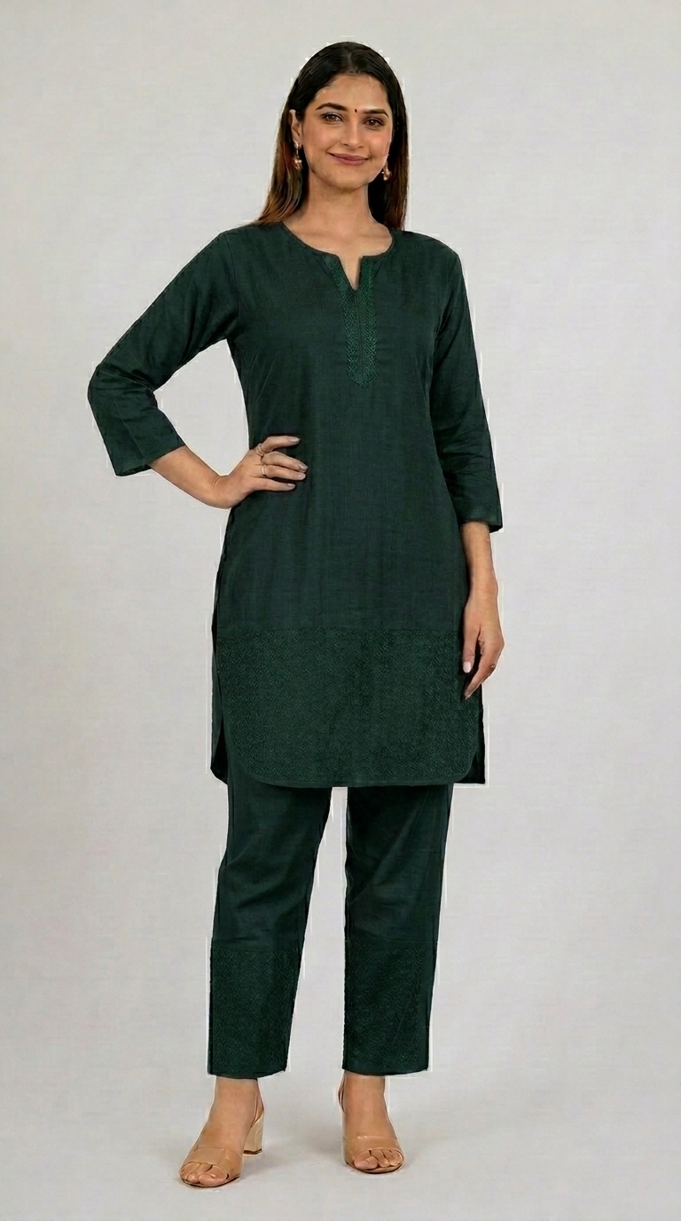 Latest Cord Set Collection | 12 Colors | Up to 5XL | Premium Chinnon Fabric - Image 2
