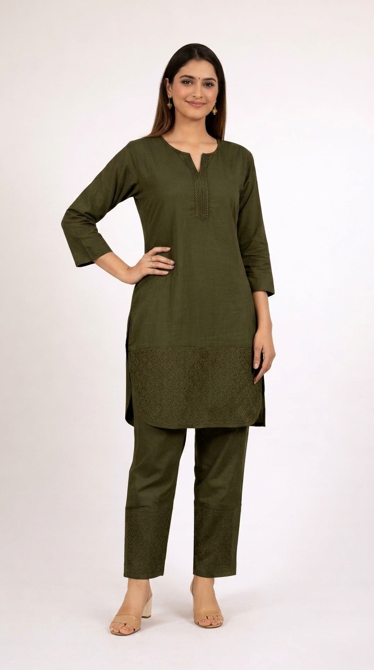 Latest Cord Set Collection | 12 Colors | Up to 5XL | Premium Chinnon Fabric - Image 20