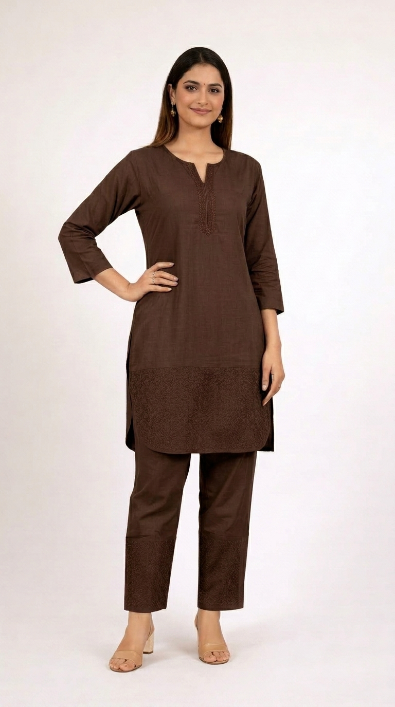 Latest Cord Set Collection | 12 Colors | Up to 5XL | Premium Chinnon Fabric - Image 17