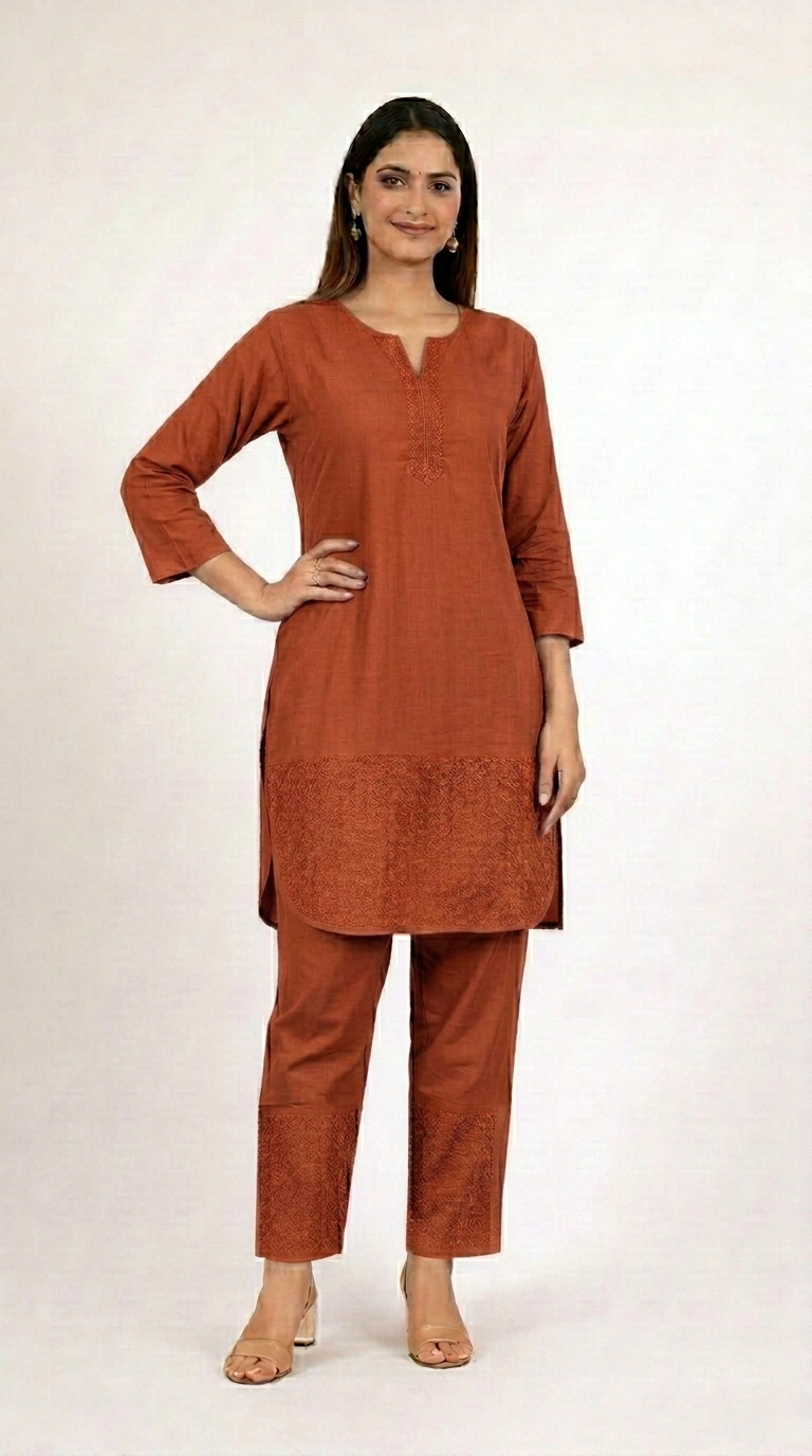 Latest Cord Set Collection | 12 Colors | Up to 5XL | Premium Chinnon Fabric - Image 10