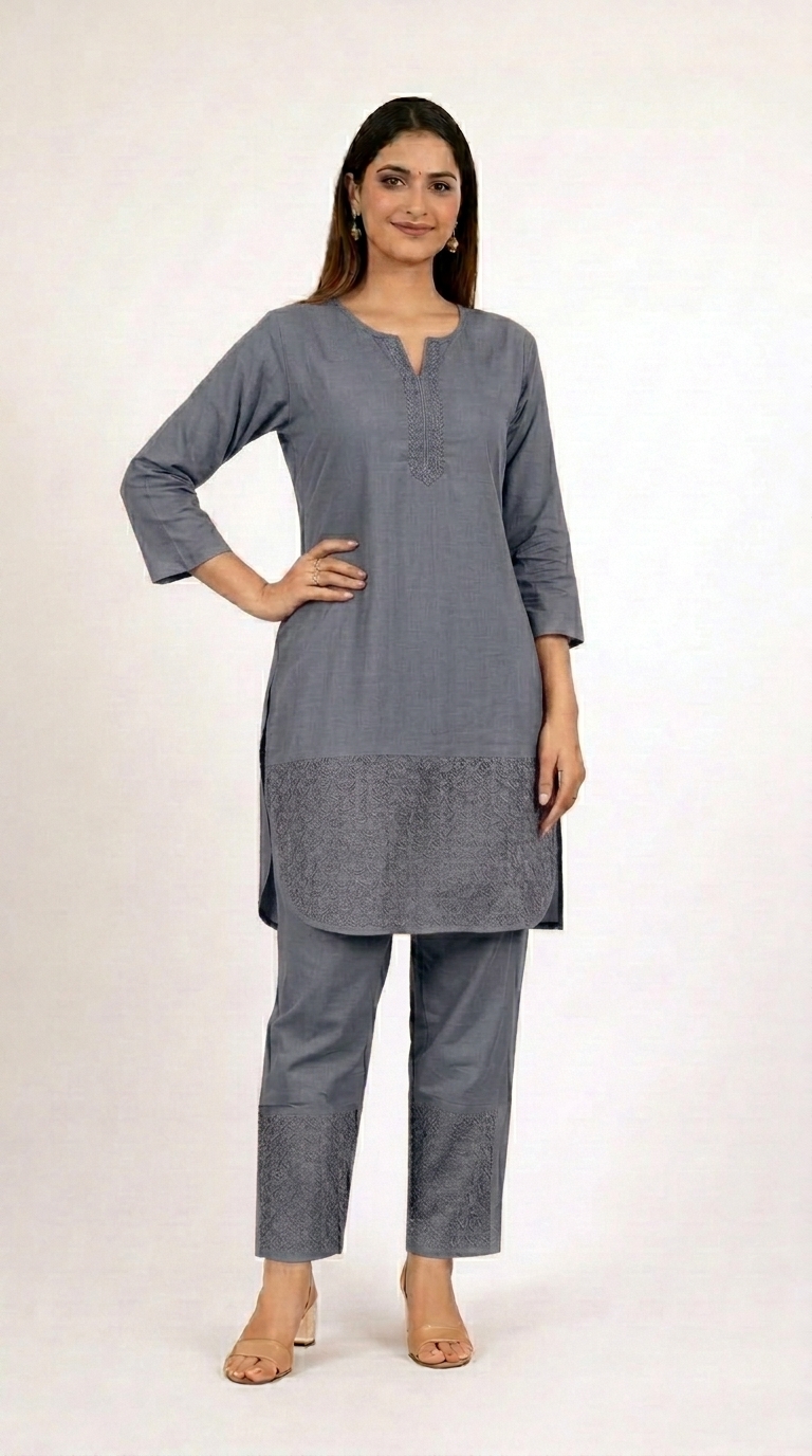 Latest Cord Set Collection | 12 Colors | Up to 5XL | Premium Chinnon Fabric - Image 12