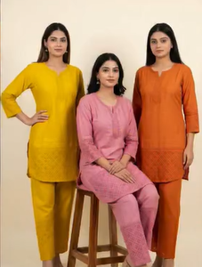 Latest Cord Set Collection | 12 Colors | Up to 5XL | Premium Chinnon Fabric