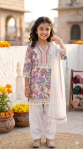 Girls Cotton Suit (2–12 Years)