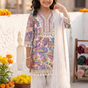 Girls Cotton Suit (2–12 Years)