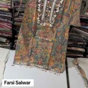 Printed Farshi Salwar Suit for Women (M to 2XL)