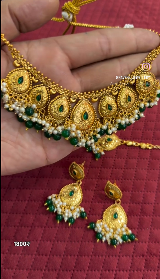 Necklace Set with Maang Tikka - Image 4