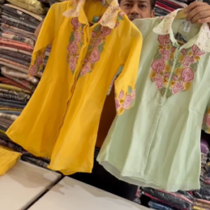 Collar Co-ord Set for Girls (6–15 Years)