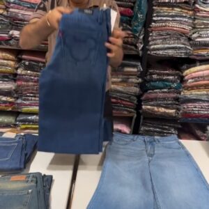 Comfortable and stylish girls' denim pants