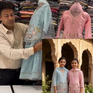 Elegant Handwork Sharara Suit
