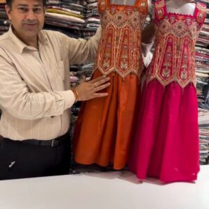 Elegant Long Choli Sharara Set
