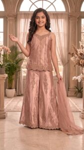 Beautiful Girls Bell Bottom Sharara Suit