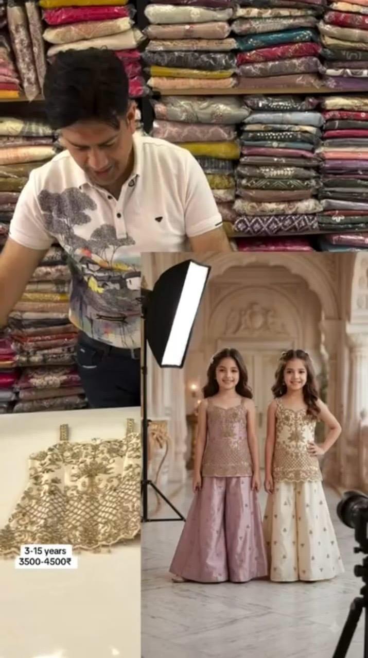 Girls Sharara Suit