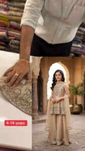 Kids Party Wear Dress with Dupatta