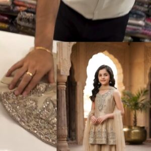 Kids Party Wear Dress with Dupatta