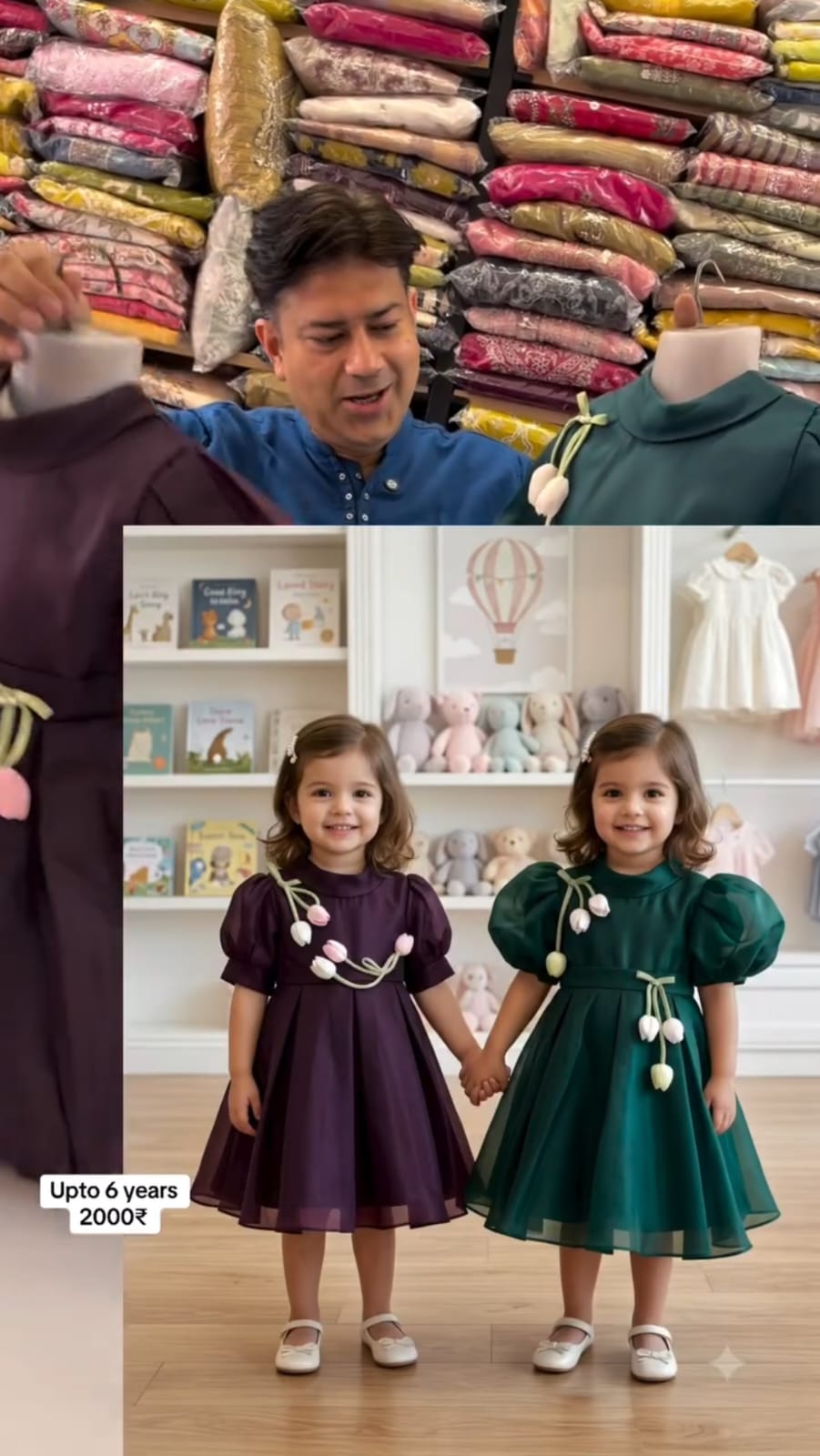 Girls Winter Frock