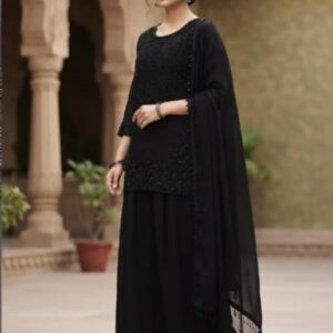 Elegant Women Black Suit
