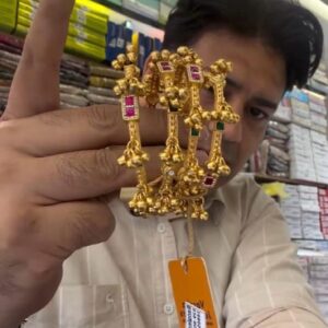 Kashmiri Gold-Look Bangles