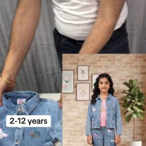 Girls’ Kids Denim Co-ord Set